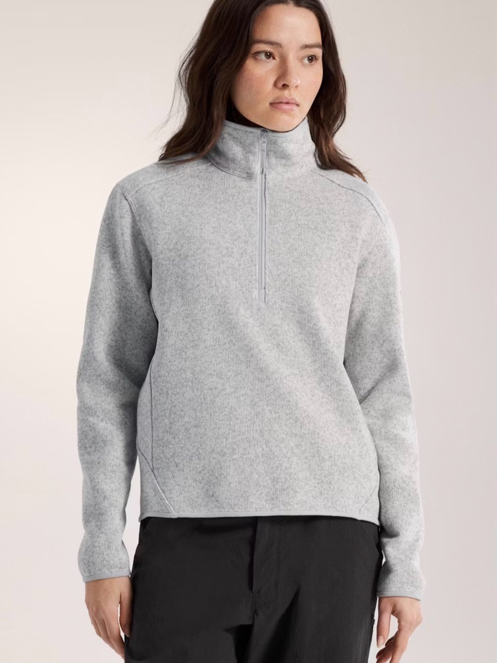 Arc’teryx Covert 1/2 Zip Fleece Pullover Women’s Gray Size L